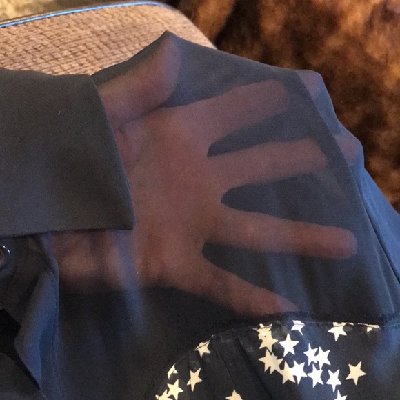 EUC  Princess Vera Wang Sheer Star Spangled Vintage Dress Size 7 - Picture 11 of 16